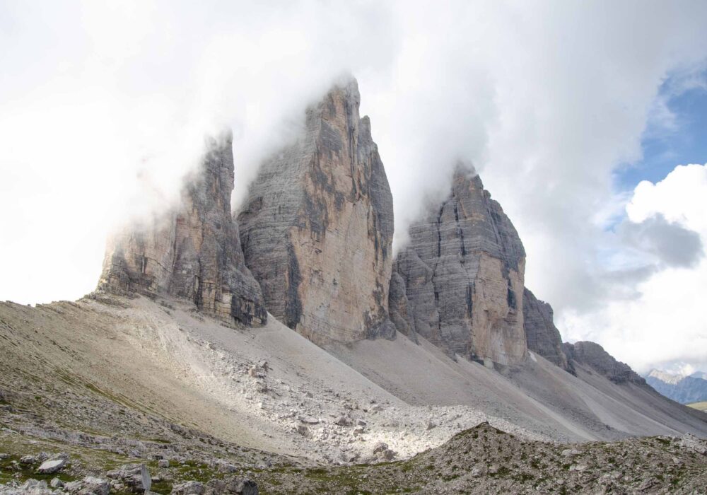 Drei Zinnen in de Dolomieten